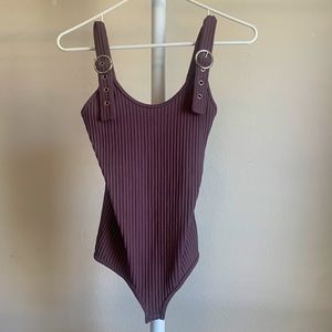 Bella Seamless Thong Bodysuit Tank - XS